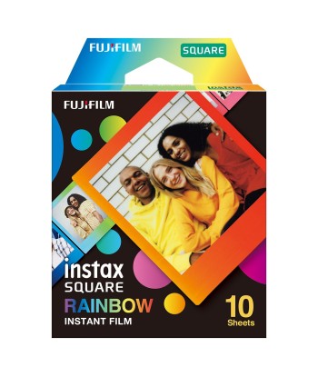Fujifilm Instax Square Rainbow Film (10 lehte) - Jäädvusta elu erksates värvides!