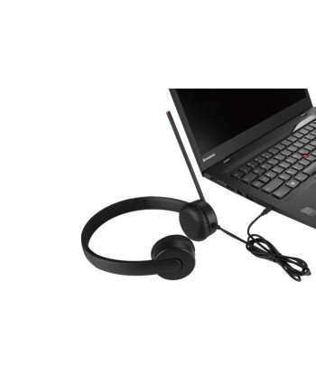 Lenovo Essential Stereo Headset - Black