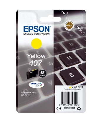 Желтый чернильный картридж Epson WF-4745 - Подлинное качество Epson