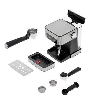 Camry Espresso and Cappuccino Coffee Machine CR 4410 Pump pressure 15 bar, Built-in milk frother, Drip, 850 W, Black/Stainless