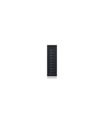Raidsonic 10 port USB 3.0 Hub Icy Box IB-AC6110 Black