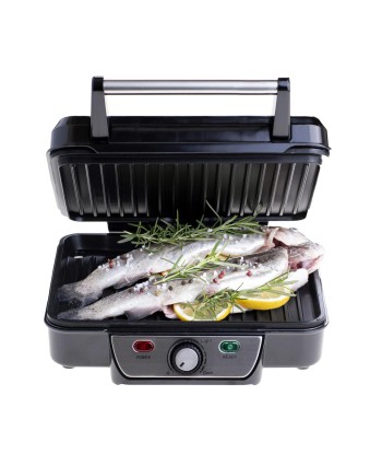 Mesko Grill MS 3050 Contact grill, 1800 W, Black/Stainless steel