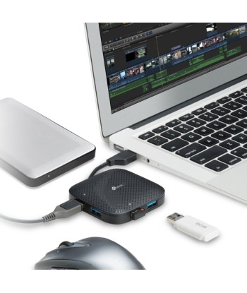 TP-LINK USB 3.0 4-Port Portable Hub UH400