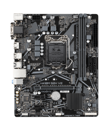 Gigabyte H410M S2H V2 1.0 M/B Processor family Intel, Processor socket LGA1200, DDR4 DIMM, Memory slots 2, Supported hard disk d