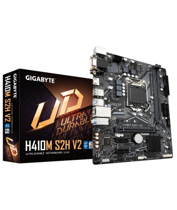 Gigabyte H410M S2H V2 1.0 M/B Processor family Intel, Processor socket LGA1200, DDR4 DIMM, Memory slots 2, Supported hard disk d
