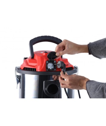 Tolmuimeja Camry Professional industrial CR 7045 Bagged, Wet suction, Power 3400 W, Dust capacity 25 L, Red/Silver