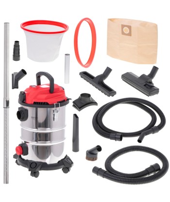 Пылесос Camry Professional industrial CR 7045 Bagged, Wet suction, Power 3400 W, Dust capacity 25 L, Red/Silver