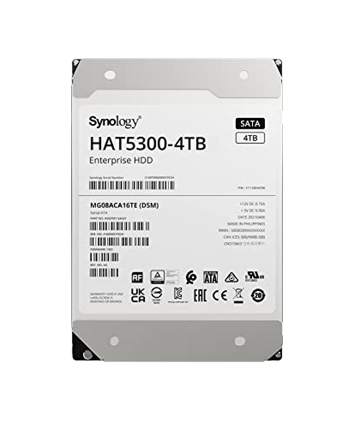 Kõvaketas Synology 	HAT5300-4T 7200 RPM, 4000 GB