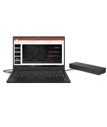 Lenovo Universal Thunderbolt 4 Dock (Max displays: 4/Max resolution: 8K/60Hz/Supports: 4x4K/60Hz or 1x8K/1xEthernet LAN