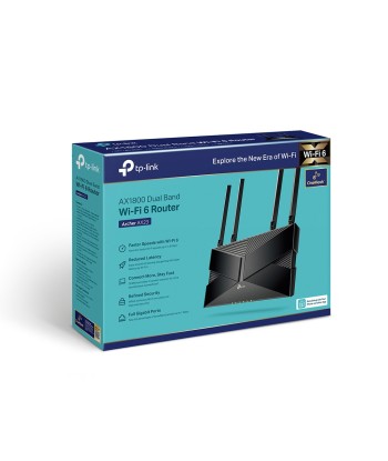 TP-LINK Dual-Band Wi-Fi 6 Router Archer AX23 AX1800 802.11ax, 1201+574 Mbit/s, Ethernet LAN (RJ-45) ports 4, Antennas quantity