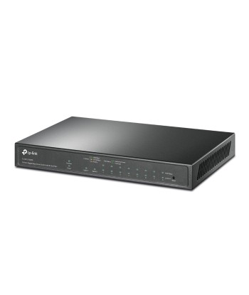 TP-LINK, 10-Port Gigabit Easy Smart Switch with 8-Port PoE+, TL-SG1210MPE, Web managed, Desktop, Power supply type External