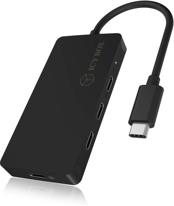 Raidsonic | 4-port hub with USB Type-C interface and PD port | IB-HUB1429-CPD