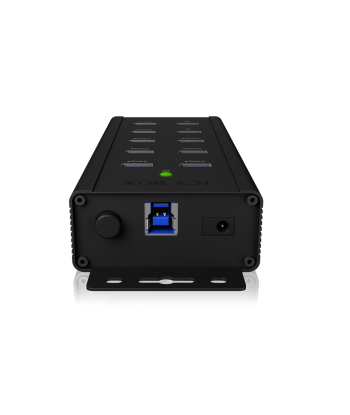 Raidsonic IB-HUB1703-QC3 7-pordiline Tööstuslik USB Hub - Must, 0.71m