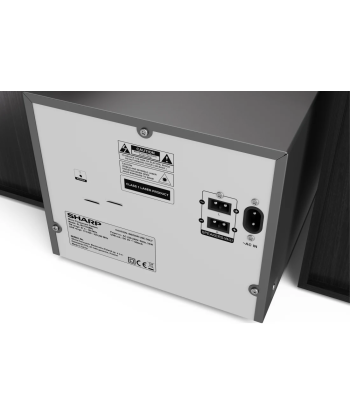 Sharp XL-B517D(BK) Hi-Fi Micro System, CD/FM/USB/Bluetooth v5.0, Aux-in, 45W, Black