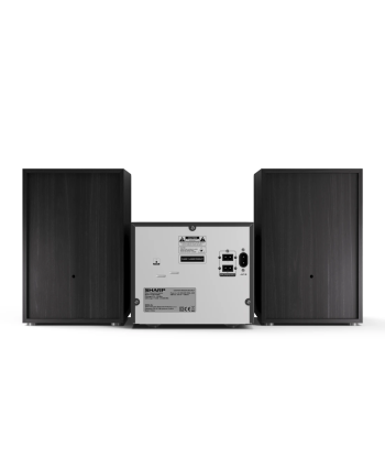 Sharp XL-B517D(BK) Hi-Fi Micro System, CD/FM/USB/Bluetooth v5.0, Aux-in, 45W, Black