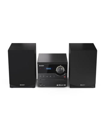 Sharp XL-B517D(BK) Hi-Fi Micro System, CD/FM/USB/Bluetooth v5.0, Aux-in, 45W, Black