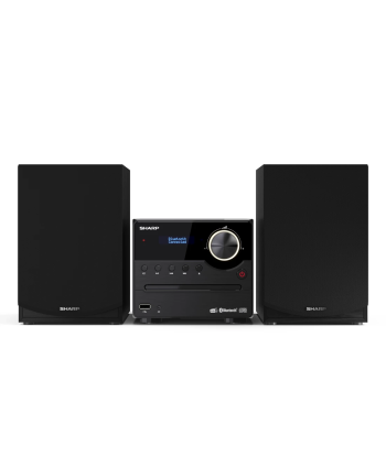 Sharp XL-B517D(BK) Hi-Fi Micro System, CD/FM/USB/Bluetooth v5.0, Aux-in, 45W, Black