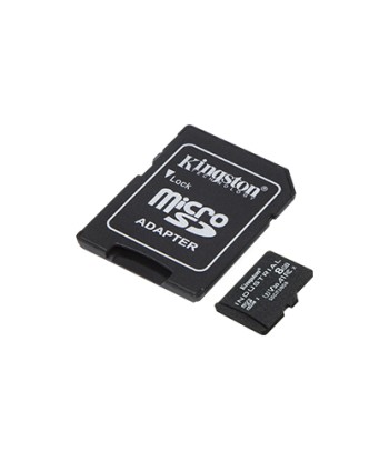 Kingston UHS-I 8 GB, microSDHC/SDXC Industrial Card, Flash memory class Class 10, UHS-I, U3, V30, A1, SD Adapter