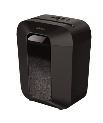 Fellowes Powershred LX41 Black, 17 L, Credit cards shredding, Mini-Cut Shredder, Paper handling standard/output 8 sheets per pas
