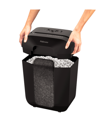 Fellowes Powershred LX41 Black, 17 L, Credit cards shredding, Mini-Cut Shredder, Paper handling standard/output 8 sheets per pas