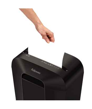 Fellowes Powershred LX50 Black, 17 L, Credit cards shredding, Cross-Cut Shredder, Paper handling standard/output 9 sheets per pa