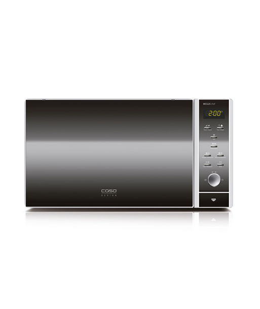 Caso Microwave Oven with Grill and Convection MCG 25 Chef Free standing, 25 L, 900 W, Convection, Grill, Stainless steel/Black Caso Microwave Oven with Grill and Convection MCG 25 Chef Free standing, 25 L, 900 W, Convection, Grill, Stainless steel/Black