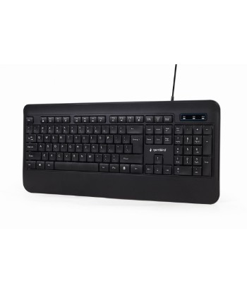 KEYBOARD MULTIMEDIA USB ENG/BLACK KB-UML-03 GEMBIRD