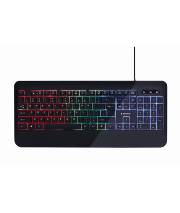 Gembird Multimedia Keyboard KB-UML-03	 Wired, US, Black