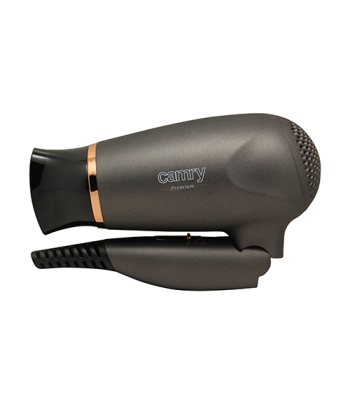 Camry CR 2261 Hair Dryer - 1400W, 2 Temperature Settings, Metallic Grey/Gold
