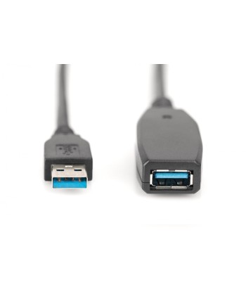 Digitus USB 3.0 Удлинительный кабель, 10 м, Черный