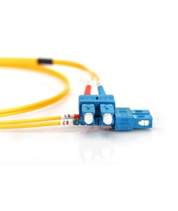 Digitus FO patch cord, duplex, SC to SC SM OS2 09/125 µ, 2 m