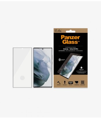 PanzerGlass Samsung, Galaxy S22 Ultra, Tempered glass, Black, Screen Protector