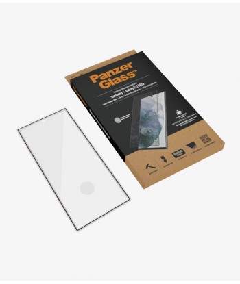 PanzerGlass Samsung, Galaxy S22 Ultra, Tempered glass, Black, Screen Protector