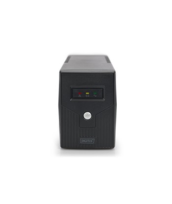 Digitus Line-Interactive UPS DN-170063, 600VA, 360W, 1x 12V/7Ah battery, 2x CEE 7/7 outlet, 2x RJ-11, 1x USB 2.0 type B, LED