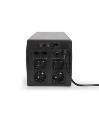 Digitus Line-Interactive UPS DN-170074, 1000VA, 600W, 2x 12V/7Ah battery, 4x CEE 7/7 outlet, 2x RJ45, 1x USB 2.0 type B, 1x