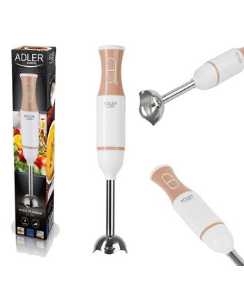 Adler AD 4616 Hand Blender, 500 W, Number of speeds 2, White