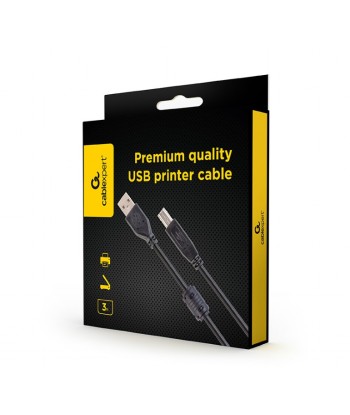 Cablexpert CCFB-USB2-AMBM-3M USB 2.0 printer cable 3 m