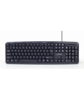 Gembird 4-in-1 Multimedia office set KBS-UO4-01 Keyboard, Mouse, Pad and Headset Set, Wired, Mouse included, US, Black