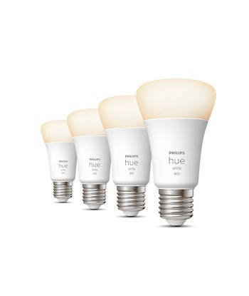 Philips Hue W 9W A60 E27 4pcs pack