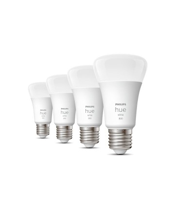Philips Hue W 9W A60 E27 4pcs pack