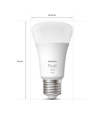 Philips Hue W 9W A60 E27 4pcs pack