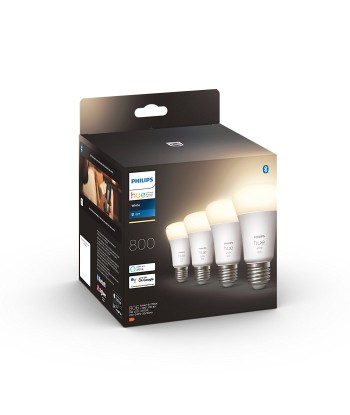 Philips Hue W 9W A60 E27 4pcs pack