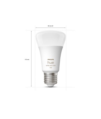Philips Hue WCA Starter Kit 9W A60 E27 3pcs, Bridge, Switch