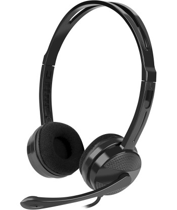 Наушники с микрофоном Natec Headset Canary Go, Noise canceling, 3.5 mm, Black