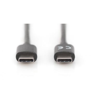 Digitus USB Type-C Connection Cable AK-300138-018-S USB Male 2.0 (Type C), USB Male 2.0 (Type C), Black, 1.8 m