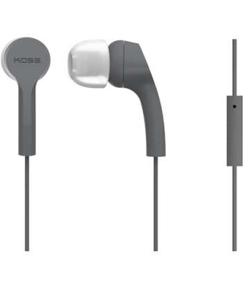 Kõrvaklapid Koss KEB9iGRY Wired, In-ear, Microphone, Gray