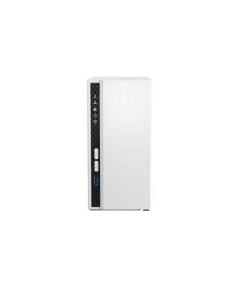 QNAP 2-Bay ARM 	TS-233 Up to 2 SATA 6Gb/s, 3Gb/s, Cortex-A55, Processor frequency 2.0 GHz, 2 GB, N/A, 2 x USB 2.0, 1 x USB 3.2