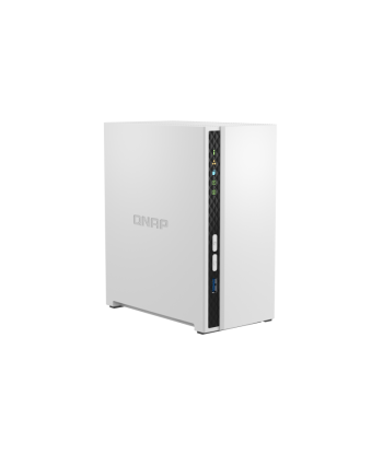 QNAP 2-Bay ARM 	TS-233 Up to 2 SATA 6Gb/s, 3Gb/s, Cortex-A55, Processor frequency 2.0 GHz, 2 GB, N/A, 2 x USB 2.0, 1 x USB 3.2