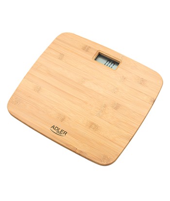 Adler AD 8173 Bamboo Bathroom Scale - Stylish & Accurate Weight Management