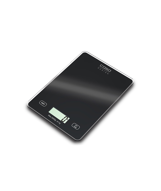 Caso Slim Maximum weight (capacity) 5 kg, Graduation 1 g, Black